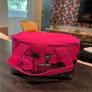 NWT Trader Joe’s Pink Mini Insulated Bag